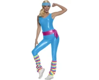 Role play-set for adult Barbie (headband, jumpsuit, belt and leg warmers), size L